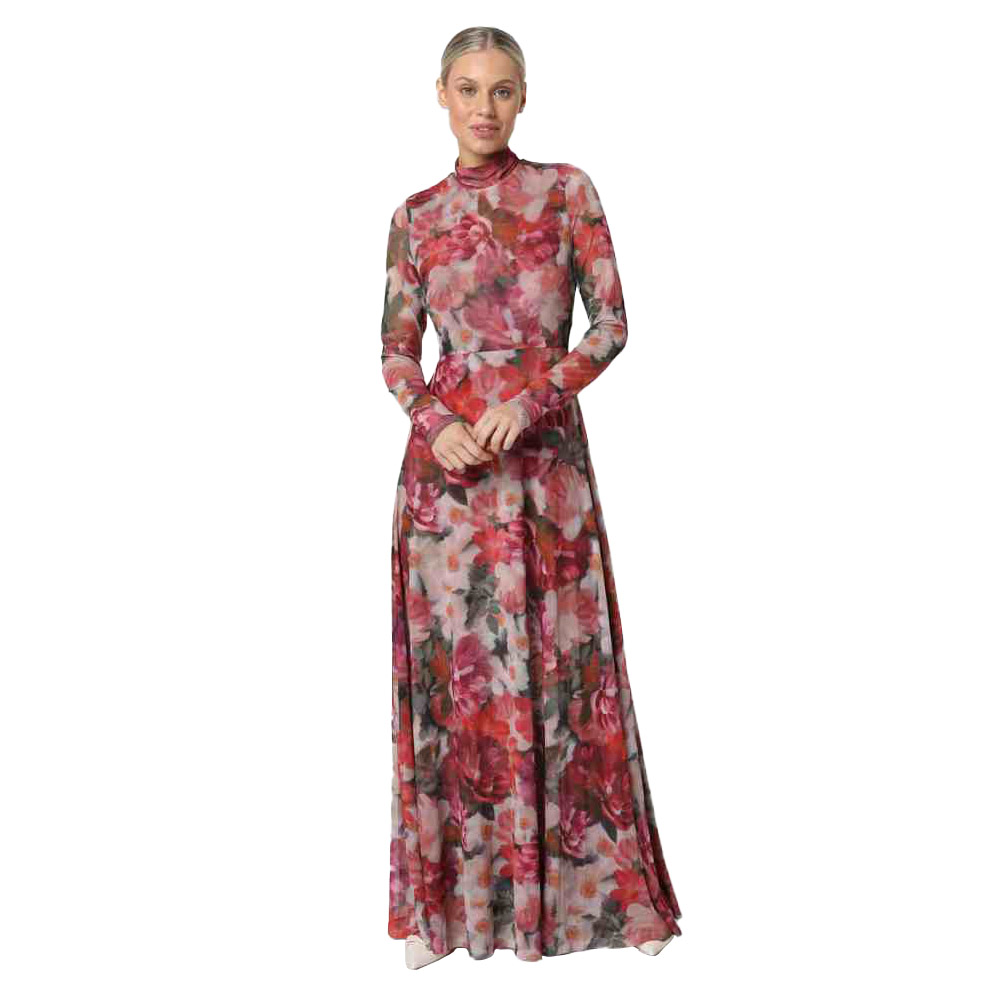 KACHEL Savannah Mesh Maxi Dress